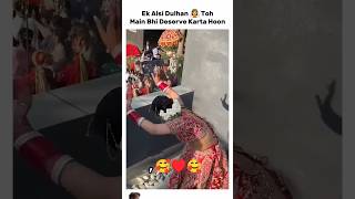 ohh God♥️ baas Ek baar dila de💌wedding bride lehenga song music trending video viral [upl. by Orsino]