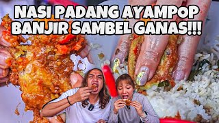 NASI PADANG TAPI JUALNYA CUMA AYAM POP PAKE CABE GANAS BIKIN TERKAPAR [upl. by Neidhardt]