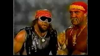 Mega Powers Promo on Twin Towers 11151988 [upl. by Adnir236]