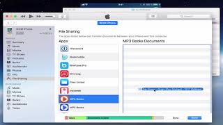 MP3 Audiobook Player  How to add a book via iTunes [upl. by Violetta]