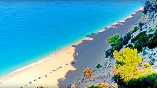 Lefkada  Egremni Beach [upl. by Raynell37]