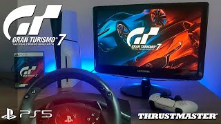 Gran Turismo 7 Thrustmaster T80 Racing Wheel  Playstation 5  LCD [upl. by Giacobo]