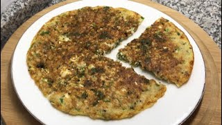 Uzun Süre Tok Tutan Doyurucu YULAFLI Omlet Tarifi Yulaflı Kahvaltı [upl. by Sonia812]