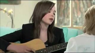 Ellen Page  acoustic quotAnyone Else But Youquot  JUNO [upl. by Einor601]