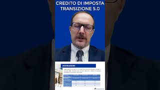 Credito di Imposta Transizione 5 0 Quali sono le aliquote di incentivo di questa agevolazione [upl. by Ichabod]