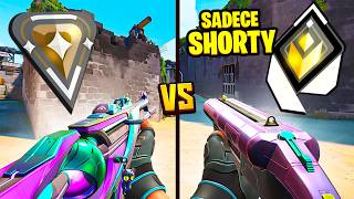 5 RADİANT vs 5 BRONZ ama radiantlar sadece SHORTY oynuyor Valorant [upl. by Anirok]