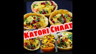 How To Make Katori Chaat  Basket Chaat  Katori Chaat Recipe [upl. by Auberbach]