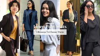 Why should you add linen pant suits to your wardrobe Here are 5 reasons [upl. by Helen]