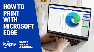How to Print Avery Labels in Edge with Avery Design and Print [upl. by Nedry]