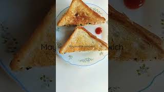 Mayonnaise Sandwich sandwichrecipeshorts youtubeshorts easyrecipeathome [upl. by Savihc]