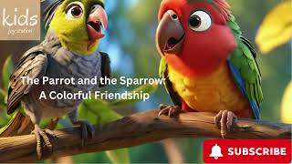 The Parrot and the Sparrow A Colorful Friendship animated cartoon network cartoon for kids [upl. by Lower]