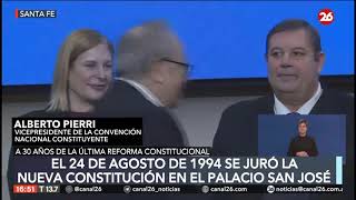 Conmemoración 30 años de la reforma de la constitución Argentina [upl. by Ertemed]