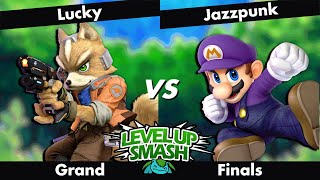 Level Up Smash 30  Lucky Fox vs Jazzpunk Mario  GF [upl. by Apeed304]