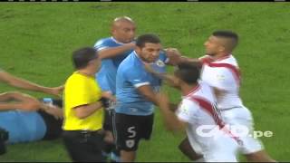 Peru 12 Uruguay Fecha 15  Clasificatorias 2014 [upl. by Mastat684]