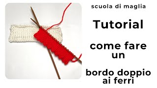 Tutorial come fare un bordo ai ferri [upl. by Aivul]