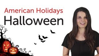 Learn American Holidays  Halloween [upl. by Atenaz]