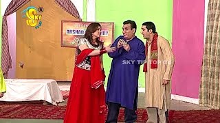 Zafri Khan and Nasir Chinyoti Muhabbat CNG 4 Stage Drama Clip [upl. by Leahcimnoj]