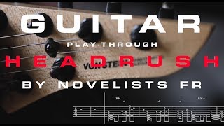 NOVELISTS FR  Head Rush Guitar Playthrough [upl. by Ennaeel798]