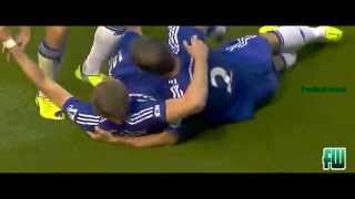 Burnley vs Chelsea Great Team Goal Shurrle [upl. by Ilatan]