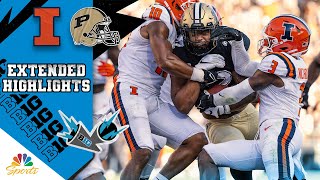 Illinois vs Purdue  EXTENDED HIGHLIGHTS  9302023  NBC Sports [upl. by Esinrahs]