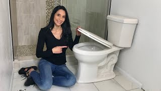 HOW TO INSTALL A TOILET BIDET STEP BY STEP DIY  Vitra Aquacare [upl. by Anoif]