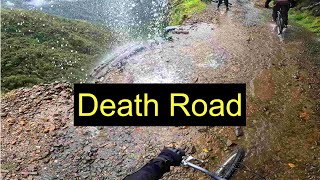 Death Road Mountain bike Tour 🇧🇴 4K POV bolivia yungasroad lapaz dirtbiking [upl. by Easton898]