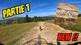 Nouvelles pistes aux Saisies Bike Park  partie 1 [upl. by Ierna]