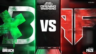 BOSBreach vs AtlantaFaZe  Opening Weekend 2024  Day 1 [upl. by Reisman]