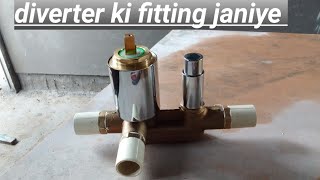 diverter kerovit hight ki fitting janiye 2023 👍 \\ plumbing [upl. by Christan]