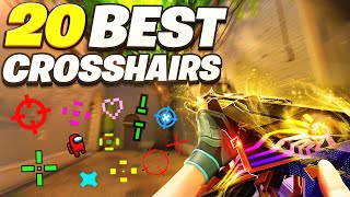 20 BEST Crosshairs in Valorant 2024 PROS USE THESE 🏆 [upl. by Icak574]