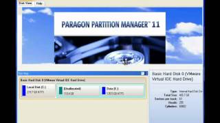 Paragon Partition Manager 11  How to Resize a Partition [upl. by Dorkus]