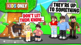 This SECRET DOOR Was KIDS ONLY We Went UNDERCOVER Roblox Adopt Me [upl. by Dachi]