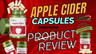 APPLE CIDER CAPSULE PRODUCT REVIEW Simplee Supplements  Timimay Vlogs [upl. by Narag]