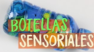 ¡botellas sensoriales para bebés en 60 segundos ¡Manualidades para bebés [upl. by Harrow]