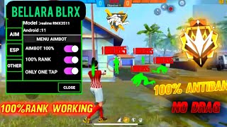 Free Fire  Max New Latest 100℅ Antiban Rank working Headshot  Location Injecter Fly hack Bellara [upl. by Patience]