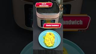 dhokla sandwich in libraappliances electricpressurecooker viralvideo viralshorts easyrecipe [upl. by Bartolemo855]