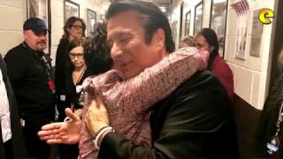 Arnel Pineda Meets Journeys Steve Perry For The First Time [upl. by Aiselad945]