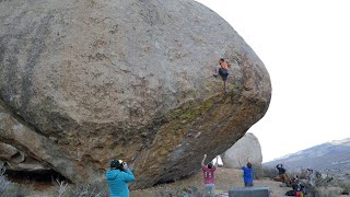 Bishop Bouldering Evilution Direct V11 [upl. by Malik]