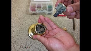 How to rekey your locks make all the locks match the same key [upl. by Ylrehc90]