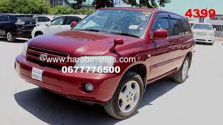 Toyota Kluger 2003 model Wine color available in Tanzania at Harab Motors ltd1114399 [upl. by Ogdan859]