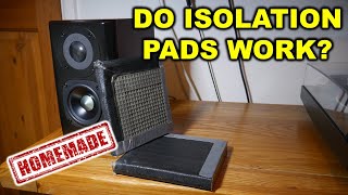 IMPROVE SOUND 🎚  Home Made Speaker Isolation Pads [upl. by Nhar14]