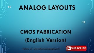 CMOS FABRICATION  English Version [upl. by Der]