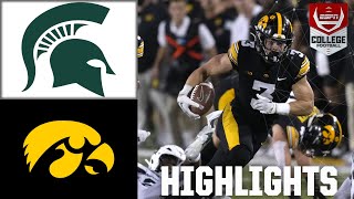 Michigan State Spartans vs Iowa Hawkeyes  Full Game Highlights [upl. by Etnoek]