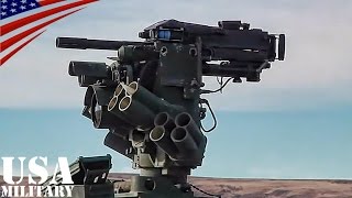 Mk 19 Grenade Launcher Remote Weapon Station RWS  IAV Stryker [upl. by Ralyks219]