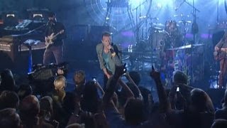 Coldplay  Viva La Vida Live on Letterman [upl. by Hairahs678]