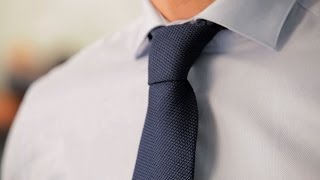 How to Tie a FourInHand Knot  Mens Fashion [upl. by Estes]