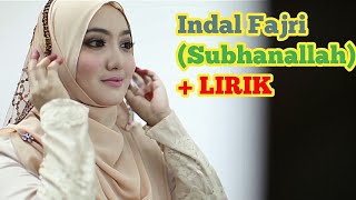 Sholawat Syahdu Indal Fajri Kuntu Usholli  Lirik lagu [upl. by Airamat31]