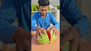 Calcium Carbide vs Natural Watermelon 😳 shorts surajkeexperiment [upl. by Eleni178]