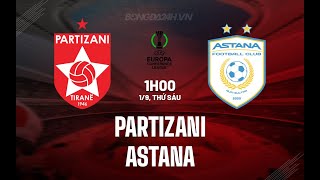 Partizani vs ASTANA LIVE [upl. by Cornela834]