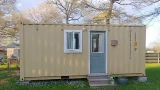 Full Build of a Shipping Container Tiny House  start to finish [upl. by Arnst791]